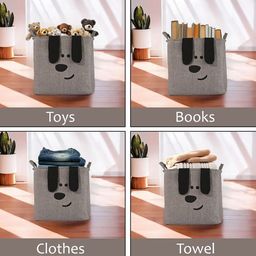 Kuber Industries Grey Set of 3 Regular Multi-Utility Organisers image 3