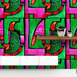 ArtzFolio Printed UV-Resistant Anti-Bacterial Abstract Geometric PatternPeel & Stick Wallpaper-image-95