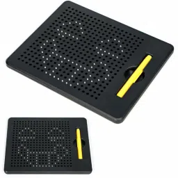 Writing Drawing Pad Includes A Pen and 10 Pattern Cards (380 Magnets)-27