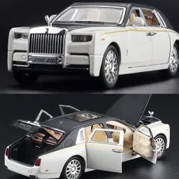 Rolls Royce Phantom Model Car 1:32 Scale Exclusive Alloy Metal Car Pull Back-12