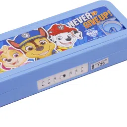 SKI Puzzle Plastic Pencil Box With Puzzle game And Number Lock Character Art Plastic Pencil Box-5