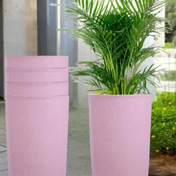 Go Hooked 18 Inch Tower Pots with Saucer Tray Planter-26