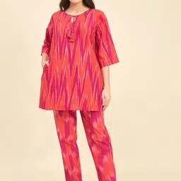 The Kaftan Company Women Printed Night suit-image-67