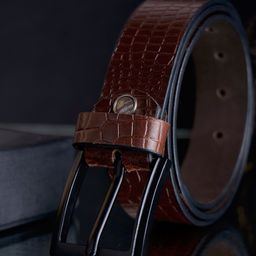 Hayes London Men Textured Leather Formal Belt-image-14