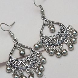 Creative Frogs Silver Alloy Earrings-31