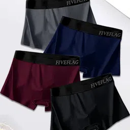 FiveFlag Pack of 4 Multicoloured Modal Trunks-image-34