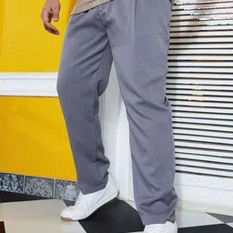 Instafab Plus Men Relaxed Trousers-picture-14