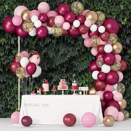 Special You 49-Pcs White & Pink Festive Decor-image-5