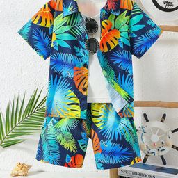 Arshia Fashions Boys Printed Shirt with Shorts-image-50