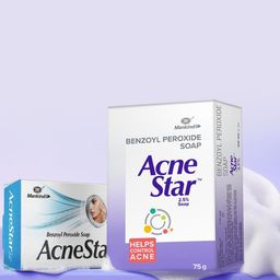 AcneStar Set Of 6 2.5% Benzoyl Peroxide Soap For Acne Prone Skin - 75 g Each-image-76