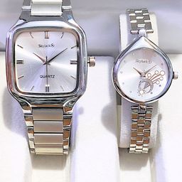 Skylark Unisex Dial & Stainless Steel Bracelet Style Straps Analogue Multi Function Watch-24
