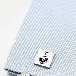 Curren Unisex Set Of 2 Textured Cufflink-8