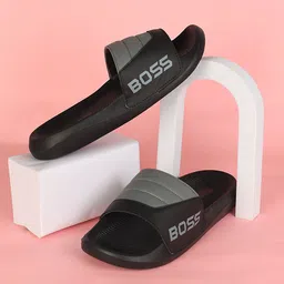 PERY PAO Men Colourblocked Sliders-picture-29