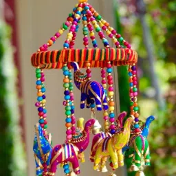 Elephant Door Hanging Toran For Home Decor / Diwali Decoration Bandhanwar / Decorative Latkan/ Elephant Wall Hanging Toran ( 1pc ) Toran-image-7