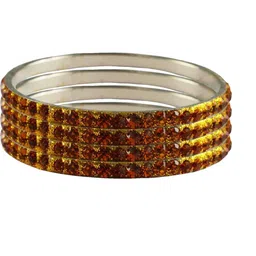 Vidhya Kangan Women Orange Bangle-image-14