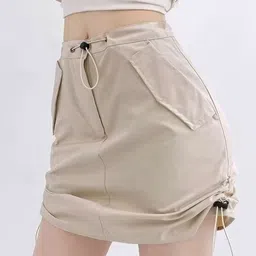StyleCast Women Pure Cotton Straight Skirt-picture-20