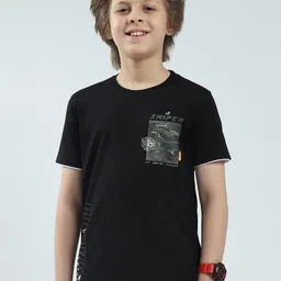 Monte Carlo Boys Printed Extended Sleeves Pockets T-shirt-image-56