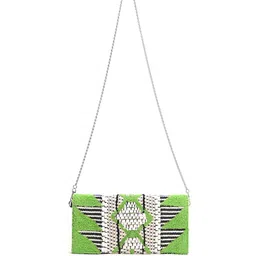BohoGirl Embellished Foldover Clutch-37