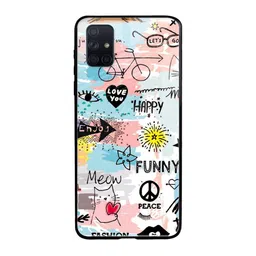 QRIOH Typography Printed Samsung Galaxy A71 Back Case Mobile Accessories-image-42