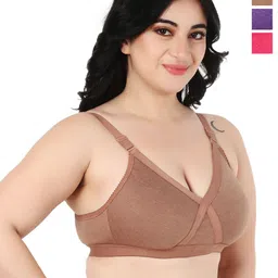 Designer Bugs Zan Pack of 3 Full Coverage Bra-picture-13