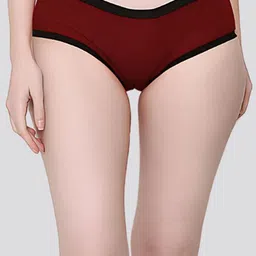 CareDone Cotton Leakproof Period Briefs Cotton(PeriodPanty)-(Maroon)-XS-48