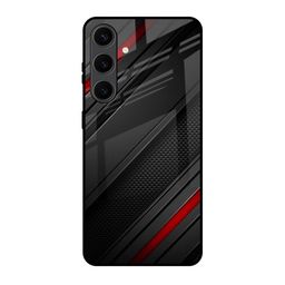 QRIOH Abstract Printed Lightweight Silicone Samsung Galaxy S24 Plus 5G Glass Back Case-image-93