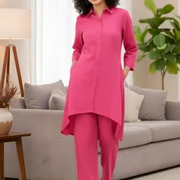 Moda Rapido Women Cotton Blend Co-Ord Set-picture-22