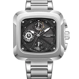 Lee Cooper Men Brass Dial & Stainless Steel Bracelet Style Straps Analogue Multi Function Watch LC08013.350-image-51