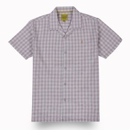 Gini and Jony Boys Standard Cuban Collar Micro Checked Cotton Casual Shirt-image-39