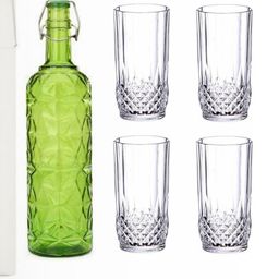 SOMIL Green Glass Airtight Can Bottle-image-25