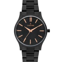 L LOGUES Men Brass Dial & Bracelet Style Straps Analogue Watch G E-458 NM-03-image-54