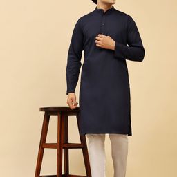 SKAVIJ Men Regular Pure Cotton Kurta with Pyjamas-picture-17