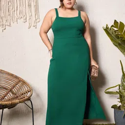 Berrylush Curve Plus Size A-line Dress-image-15