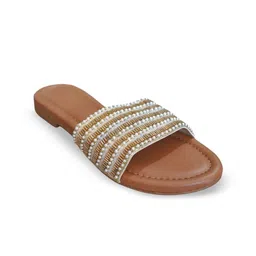 DEKA Shoes Women Embellished Open Toe Flats-picture-10