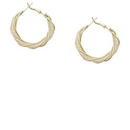 CIKIT Circular Shaped Antique Hoop Earrings-image-75