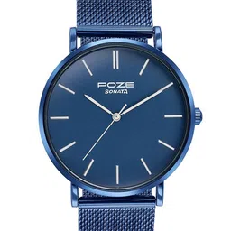 Sonata Men Dial & Bracelet Style Straps Analogue Watch SP70034QM02W-picture-6