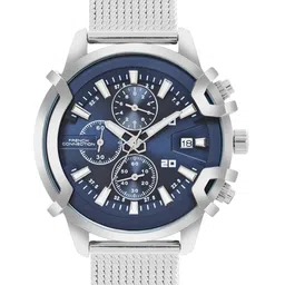 French Connection Men Dial & Stainless Steel Bracelet Style Straps Analogue Watch-76