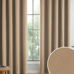 Myntra Elegant Homes Coffee Brown 2 Pieces Black Out Door Curtain-56
