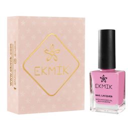 Ekmik Glossy Finish Nail Lacquer With Avocado Oil - 9 ml - Candy Pink 118-20