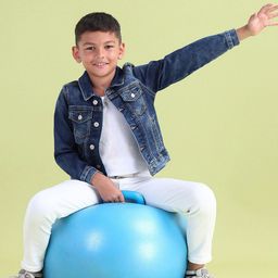 U.S. Polo Assn. Kids Boys Brand Logo Printed Denim Jacket-picture-44