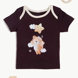 BONTOTS Boys Printed Organic Cotton Applique T-shirt-image-23