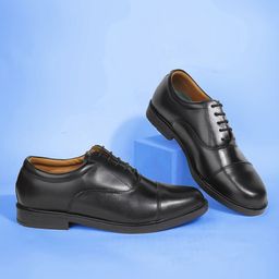 Bata Men Lace-Up Leather Formal Oxfords-image-46