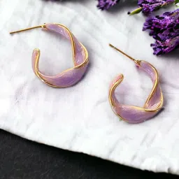 BEYTER Sterling Silver Contemporary Half Hoops-18