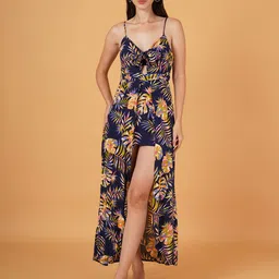 IX IMPRESSION Printed Culotte Jumpsuit-image-20