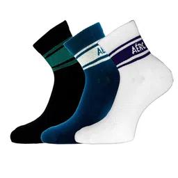 Aeropostale Men Pack Of 3 Striped Half Cushion Ankle-Length Socks-48