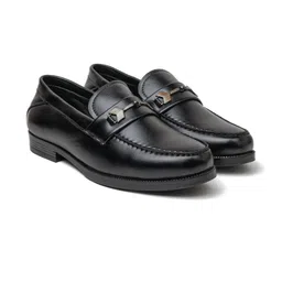 Bold Bunny Black Leather Casual Shoes-picture-45