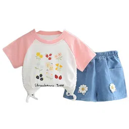 StyleCast x Revolte Girls Printed T-shirt with Shorts-image-37