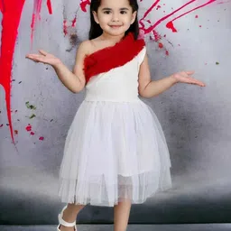 CHANDRIKA Girls Maroon Viscose Rayon Dresses-picture-26