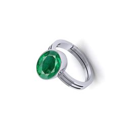 VISHVMA Brass Plated Gemstone Studded 4.25 Ratti Finger Ring-picture-11