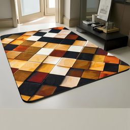 IVAZA Brown 1300 GSM Silicone Bath Rugs-image-42